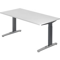 XTRA XB 16 GC | Schreibtisch - Weiß 160 x 80 höhenverstellbar