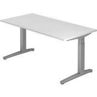 XTRA XB 16 SS | Schreibtisch - Weiß 160 x 80 höhenverstellbar