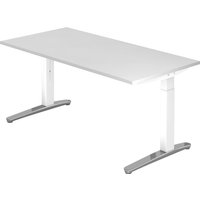 XTRA XB 16 WC | Schreibtisch - Weiß 160 x 80 höhenverstellbar
