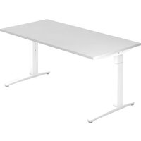 XTRA XB 16 WW | Schreibtisch - Weiß 160 x 80 höhenverstellbar
