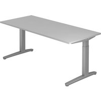 XTRA XB 19 SS | Schreibtisch - Grau 180 x 80 höhenverstellbar