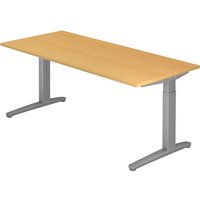 XTRA XB 19 SS | Schreibtisch - Buche 180 x 80 höhenverstellbar