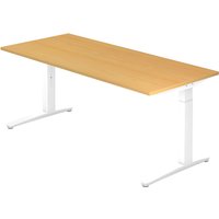 XTRA XB 19 WW | Schreibtisch - Buche 180 x 80 höhenverstellbar