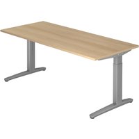 XTRA XB 19 SS | Schreibtisch - 180 x 80 Eiche höhenverstellbar