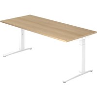 XTRA XB 19 WW | Schreibtisch - 180 x 80 Eiche höhenverstellbar