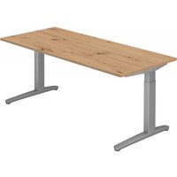 XTRA XB 19 SS | Schreibtisch - 180 x 80 höhenverstellbar Asteiche