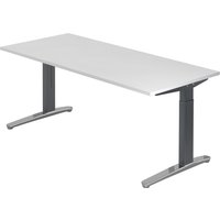 XTRA XB 19 GC | Schreibtisch - Weiß 180 x 80 höhenverstellbar