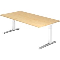 XTRA XB 2E WC | Schreibtisch - Ahorn 200 x 100 höhenverstellbar