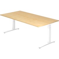 XTRA XB 2E WW | Schreibtisch - Ahorn 200 x 100 höhenverstellbar