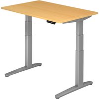XBHM 12 SS | Schreibtisch - Buche 120 x 80 elektrisch höhenverstellbar
