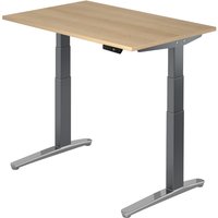 XBHM 12 GC | Schreibtisch - 120 x 80 Eiche elektrisch höhenverstellbar