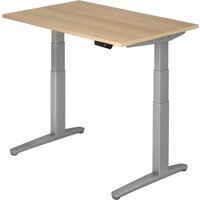 XBHM 12 SS | Schreibtisch - 120 x 80 Eiche elektrisch höhenverstellbar