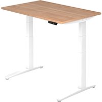 XBHM 12 WW | Schreibtisch - 120 x 80 Nussbaum elektrisch höhenverstellbar