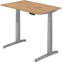XBHM 12 SS | Schreibtisch - 120 x 80 Asteiche elektrisch höhenverstellbar