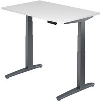 XBHM 12 GG | Schreibtisch - Weiß 120 x 80 elektrisch höhenverstellbar
