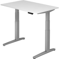 XBHM 12 SS | Schreibtisch - Weiß 120 x 80 elektrisch höhenverstellbar