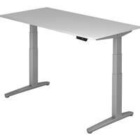 XBHM 16 SS | Schreibtisch - Grau 160 x 80 elektrisch höhenverstellbar