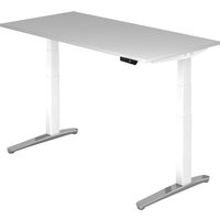 XBHM 16 WC | Schreibtisch - Grau 160 x 80 elektrisch höhenverstellbar