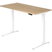 XBHM 16 WW | Schreibtisch - 160 x 80 Eiche elektrisch höhenverstellbar