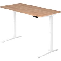 XBHM 16 WW | Schreibtisch - 160 x 80 Nussbaum elektrisch höhenverstellbar