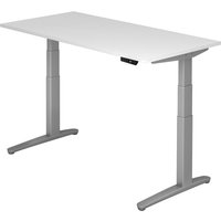 XBHM 16 SS | Schreibtisch - Weiß 160 x 80 elektrisch höhenverstellbar