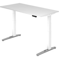 XBHM 16 WC | Schreibtisch - Weiß 160 x 80 elektrisch höhenverstellbar