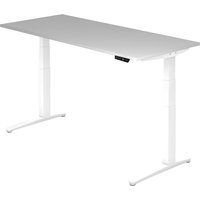 XBHM 19 WW | Schreibtisch - Grau 180 x 80 elektrisch höhenverstellbar