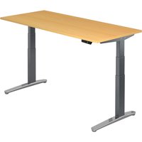XBHM 19 GC | Schreibtisch - Buche 180 x 80 elektrisch höhenverstellbar
