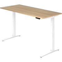 XBHM 19 WW | Schreibtisch - 180 x 80 Eiche elektrisch höhenverstellbar