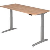 XBHM 19 SS | Schreibtisch - 180 x 80 Nussbaum elektrisch höhenverstellbar