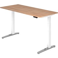 XBHM 19 WC | Schreibtisch - 180 x 80 Nussbaum elektrisch höhenverstellbar
