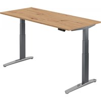 XBHM 19 GC | Schreibtisch - 160 x 80 Asteiche elektrisch höhenverstellbar