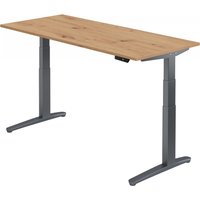 XBHM 19 GG | Schreibtisch - 180 x 80 Asteiche elektrisch höhenverstellbar