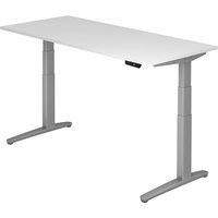 XBHM 19 SS | Schreibtisch - Weiß 180 x 80 elektrisch höhenverstellbar
