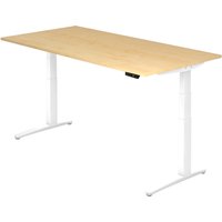 XBHM 2E WW | Schreibtisch - Ahorn 200 x 100 elektrisch höhenverstellbar