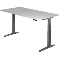 XBHM 2E GG | Schreibtisch - Grau 200 x 100 elektrisch höhenverstellbar