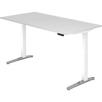 XBHM 2E WC | Schreibtisch - Weiß 200 x 100 elektrisch höhenverstellbar
