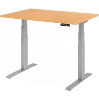 XDKB 12 S | Schreibtisch - Buche 120 x 80 elektrisch höhenverstellbar