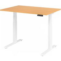 XDKB 12 W | Schreibtisch - Buche 120 x 80 elektrisch höhenverstellbar