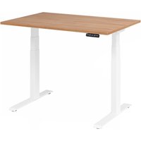 XDKB 12 W | Schreibtisch - 120 x 80 Nussbaum elektrisch höhenverstellbar