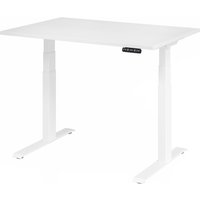 XDKB 12 W | Schreibtisch - Weiß 120 x 80 elektrisch höhenverstellbar