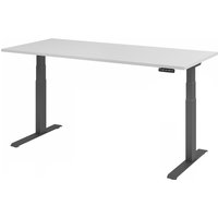 XDKB 19 G | Schreibtisch - Grau 180 x 80 elektrisch höhenverstellbar