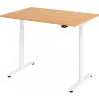 XDLR 12 W | 120x80 | Schreibtisch elektrisch höhenverstellbar - Buche 120 x 80 elektrisch höhenverstellbar