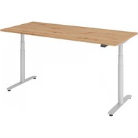 XDLR 19 S | 180x80 | Schreibtisch elektrisch höhenverstellbar - 180 x 80 Asteiche elektrisch höhenverstellbar