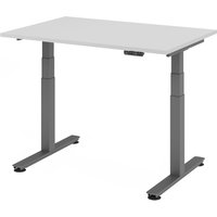 XDSM 12 G | Schreibtisch - Grau 120 x 80 elektrisch höhenverstellbar