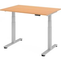 XDSM 12 S | Schreibtisch - Buche 120 x 80 elektrisch höhenverstellbar