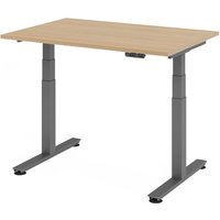XDSM 12 G | Schreibtisch - 120 x 80 Eiche elektrisch höhenverstellbar