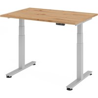 XDSM 12 S | Schreibtisch - 120 x 80 Asteiche elektrisch höhenverstellbar