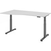 XDSM 18 G | Schreibtisch - Grau 180 x 100 elektrisch höhenverstellbar