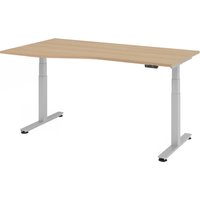 XDSM 18 S | Schreibtisch - 180 x 100 Eiche elektrisch höhenverstellbar
